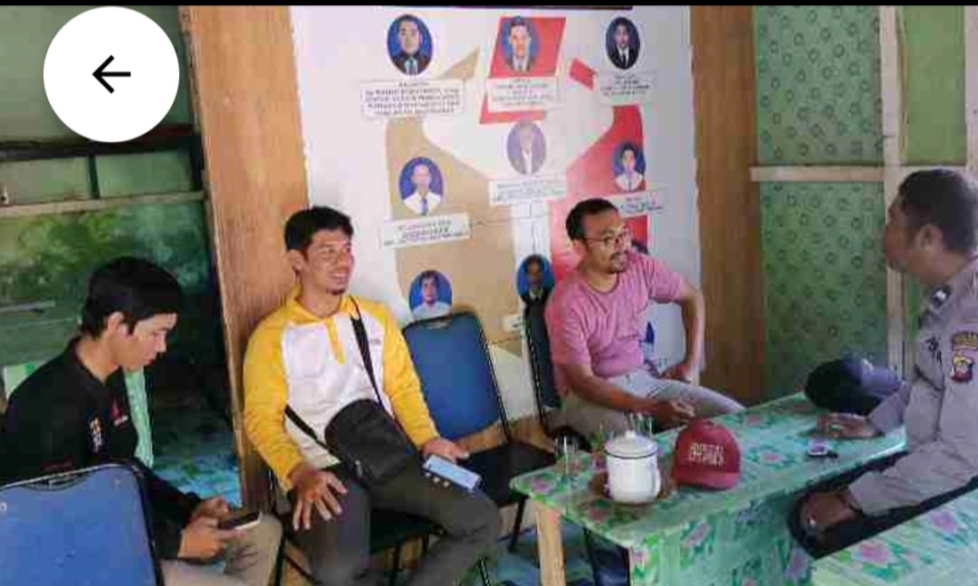 Gambar kunjungan Kanit binmas Polsek pulau Maya