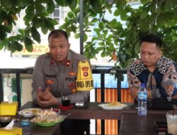 Ngopi Bareng Awak Media, Wakapolres Ketapang Ajak Jaga Kamtibmas Jelang Pemilu 2024