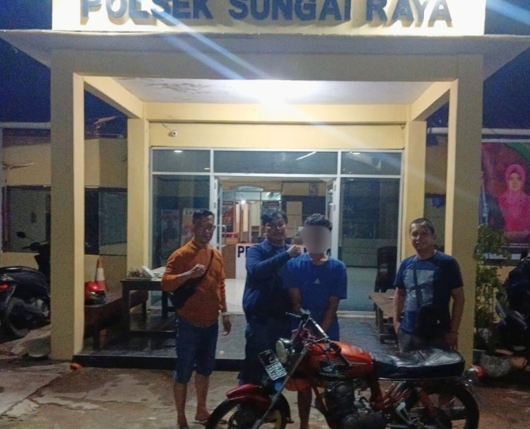 poto tersangka dan aph,