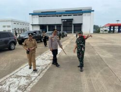 Dandim 1201/Mph  Bersama Kapolres Mempawah Pimpin Gladi Bersih Pengamanan VVIP Pelabuhan Kijing