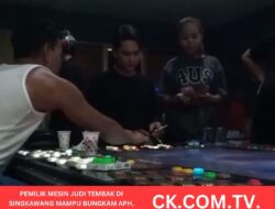 Pemilik Mesin Judi Tembak di Singkawng Mampu Bungkam APH