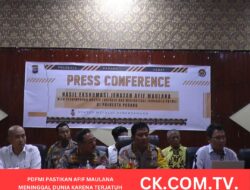 PDFMI Pastikan Afif Maulana Meninggal Dunia Karena Terjatuh, Bukan Penganiayaan