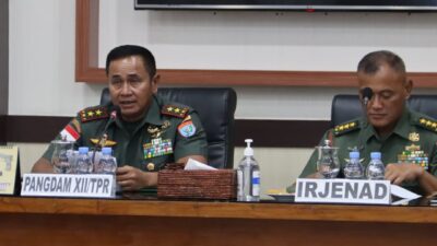 Pangdam XII/Tpr Buka Taklimat Awal Pengawasan Audit Kinerja Itjenad TA 2024