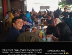 Kabidhumas Polda Kalbar Jalin Keakraban dengan Wartawan, Dalam Rangka Ciptakan Pilkada Yang aman dan Damai