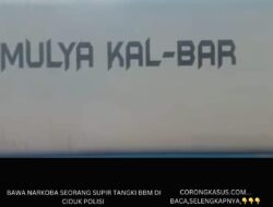 Bawa Narkoba, Seorang Supir Tangki BBM di Ciduk Polisi