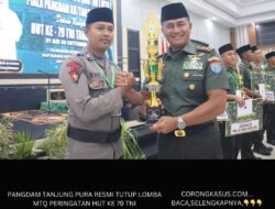 Pangdam Tanjungpura Resmi Tutup Lomba MTQ Peringatan HUT ke-79 TNI