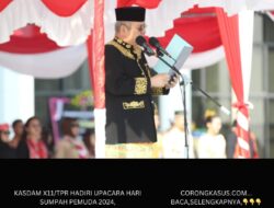 Kasdam XII/Tpr Hadiri Upacara Hari Sumpah Pemuda 2024