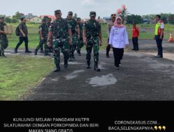 Kunjungi Melawi, Pangdam XII/Tpr Silaturahmi Dengan Forkopimda dan Beri Makan Siang Gratis.