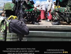 Satgas 641/Bru Bantu Fasilitasi Transportasi Untuk Antar Jemput Anak Sekolah di Pedalaman Papua