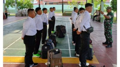 Kodim 1015/Sampit Berangkatkan Calon Siswa Bintara TNI AD Gelombang II Ta 2024