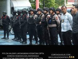 Polda Kalbar Laksanakan Kegiatan Cipta Kondisi Humanis Dalam Rangka Percepatan Program 100 Hari Asta Cita