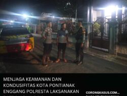 Menjaga Keamanan dan Kondusifitas Kota Pontianak Enggang Polresta Laksanakan Patroli dialogis