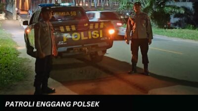 Patroli Enggang Polsek Pontianak Utara Intensifkan Patroli Dilokasi Rawan Kejatahan