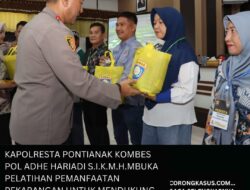 Kapolresta Pontianak Kombes Pol Adhe Hariadi S.I.K. M.H. Buka Pelatihan Pemanfaatan Pekarangan untuk Mendukung Ketahanan Pangan.