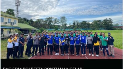 Bag SDM Polresta Pontianak Gelar Tes Kesamaptaan Jasmani Periode 1 Tahun 2025