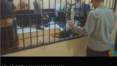 Gelar Razia Ruang Tahanan,Upaya Polsek Pontianak Utara Jaga Ketertiban Dan Kondusifitas