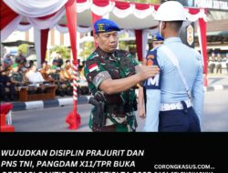 Wujudkan Disiplin Prajurit dan PNS TNI, Pangdam XII/Tpr Buka Operasi Gaktib dan Yustisi TA 2025