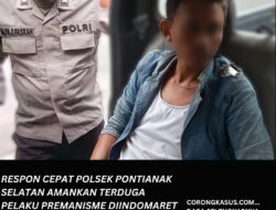 Respon Cepat! Polsek Pontianak Selatan Amankan Terduga Pelaku Premanisme di Indomaret A. Yani