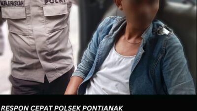 Respon Cepat! Polsek Pontianak Selatan Amankan Terduga Pelaku Premanisme di Indomaret A. Yani