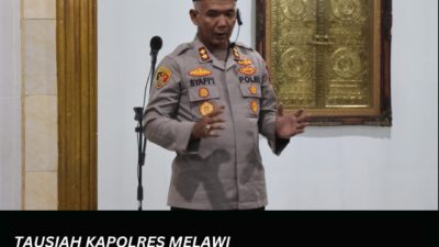Tausiah Kapolres Melawi Mengajak Tingkatkan Keimanan di Bulan Ramadhan 1446 H dan Menjadi Lebih Baik