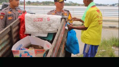 Jumat Berkah, Polres Sintang Wujudkan Kepedulian Berbagi Kepada Yang Membutuhkan