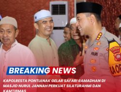 Kapolresta Pontianak Gelar Safari Ramadhan di Masjid Nurul Jannah, Perkuat Silaturahmi dan Kamtibmas