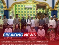 Kapolresta Pontianak Gelar Safari Ramadhan di Masjid Nurul Ihsan, Pererat Silaturahmi dengan Warga