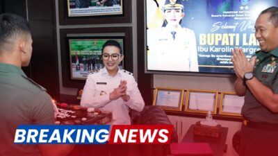 Terima Kunjungan Silaturahmi, Pangdam XII/Tpr Beri Surprise Bupati Landak