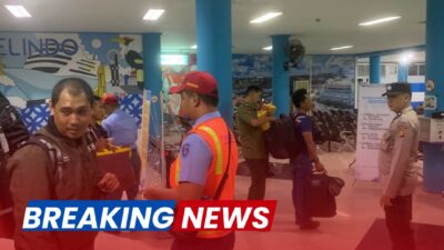 Polsek Kawasan Pelabuhan Dwikora Perketat Pengamanan di Dermaga Jelang Arus Mudik Lebaran