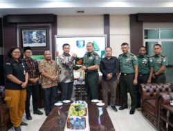 Pangdam XII/Tpr Terima Kunjungan Ketua KPU Kalbar