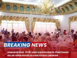 Semarak Idul Fitri 1446 H: Kapolresta Pontianak Gelar Open House di Hari Kedua Lebaran