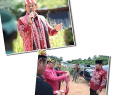 Wakil walikota Singkawang menghadiri undangan acara ritual adat dalam rangka pembangunan usaha ternak