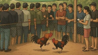Masyarakat Sorot Maraknya Judi Sabung Ayam di Sepauk Sintang, Diduga Dibiarkan Aparat Penegak Hukum