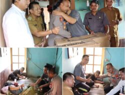 Rasa Peduli Terhadap Sesama Kapolres Melawi Serahkan Kursi Roda