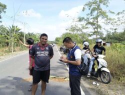 Polres Sambas Tangani Kecelakaan