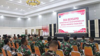 Kodam Gelar Doa Bersama Peringati HUT RI