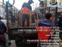 Dinas Lingkungan Hidup,UPT Pengelolaan Sampah Terjunkan 85 Personil Kawal Pawai HUT RI Ke -80 Kota Singkawang