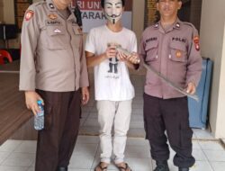 Polsek Pontianak Selatan Amankan Pemuda Pembawa Sajam yang Ancam Keluarga