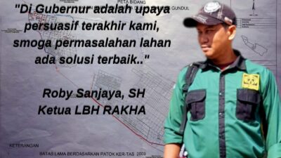 WARGA PEMILIK LAHAN EKS TANJUNG GUNDUL ANTUSIAS PEMERINTAH AKAN MENYELESAIKAN PERMASALAHAN LAHAN GARAPAN MILIK MEREKA