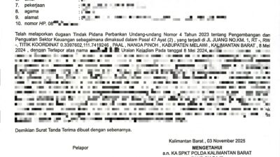 Kasus Dugaan Pembocoran Data Nasabah BRI Melawi Resmi Naik ke Tahap Penyidikan