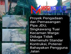 Proyek Pengadaan dan Pemasangan Pipa JDU, menuai kecaman warga diduga melanggar uu