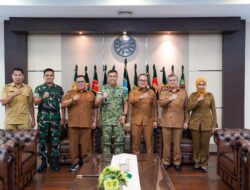 Pangdam XII/Tpr Terima Kunjungan Silaturahmi Bupati dan Wakil Bupati Kubu Raya