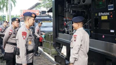 Dansatbrimob Polda Kalbar Cek Kesiapan Personel dan Alutsista Jelang Kunjungan Menko Polkam