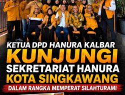 Ketua DPD Hanura Kalbar Kunjungi Sekretariat Hanura kota Singkawang dalam Rangka memperat Silahturami