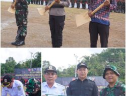 TMMD Reguler Perbatasan ke-129 Kodim 1206/Putussibau Resmi Dibuka, Sasar Pembangunan Infrastruktur Desa Ulak Pauk