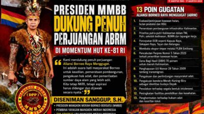 Presiden MMBB Diseniman Sanggup, S.H. Dukung Penuh Perjuangan ABRM di Momentum HUT ke-81 RI