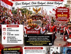 Karnaval Rakyat Gotong Royong Siap Semarakkan HUT ke-81 Kemerdekaan RI di Singkawang