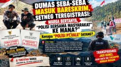 Dumas Seba-Seba Masuk Bareskrim,Setneg Terregistrasi : Dugaan Illegal Mining dan Tim Gabungan Menunggu Klarifikasi