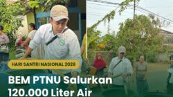 Dari Resolusi Jihad menuju Aksi Kemanusiaan BEM PTNU sejalan dengan PBNU melalui aktualisasi Gerakan 1 Juta liter Air bersih 