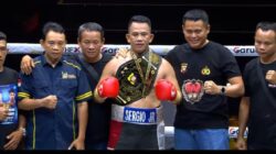 TKO RONDE KEDUA! IPDA YOHANES S. YORDAN REBUT SABUK EMAS KAPOLDA KALBAR DI AJANG TINJU INTERNASIONAL “BACK TO CHAMPION